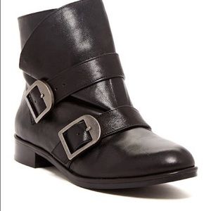 Via Spiga Inali Buckle Bootie size 8.5 black